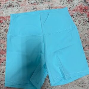 CRZ YOGA Light Blue Bike Shorts